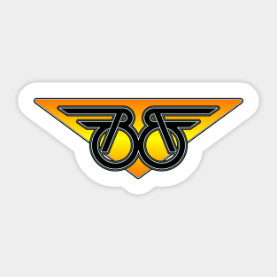 Buckaroo Banzai Wings (Golden) Sticker